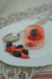 Jelly with summer berries