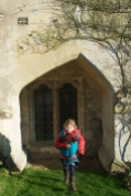 Imi at Lacock Abbey