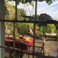 Supper a the Clifton garden - Jenny Chandler Blog